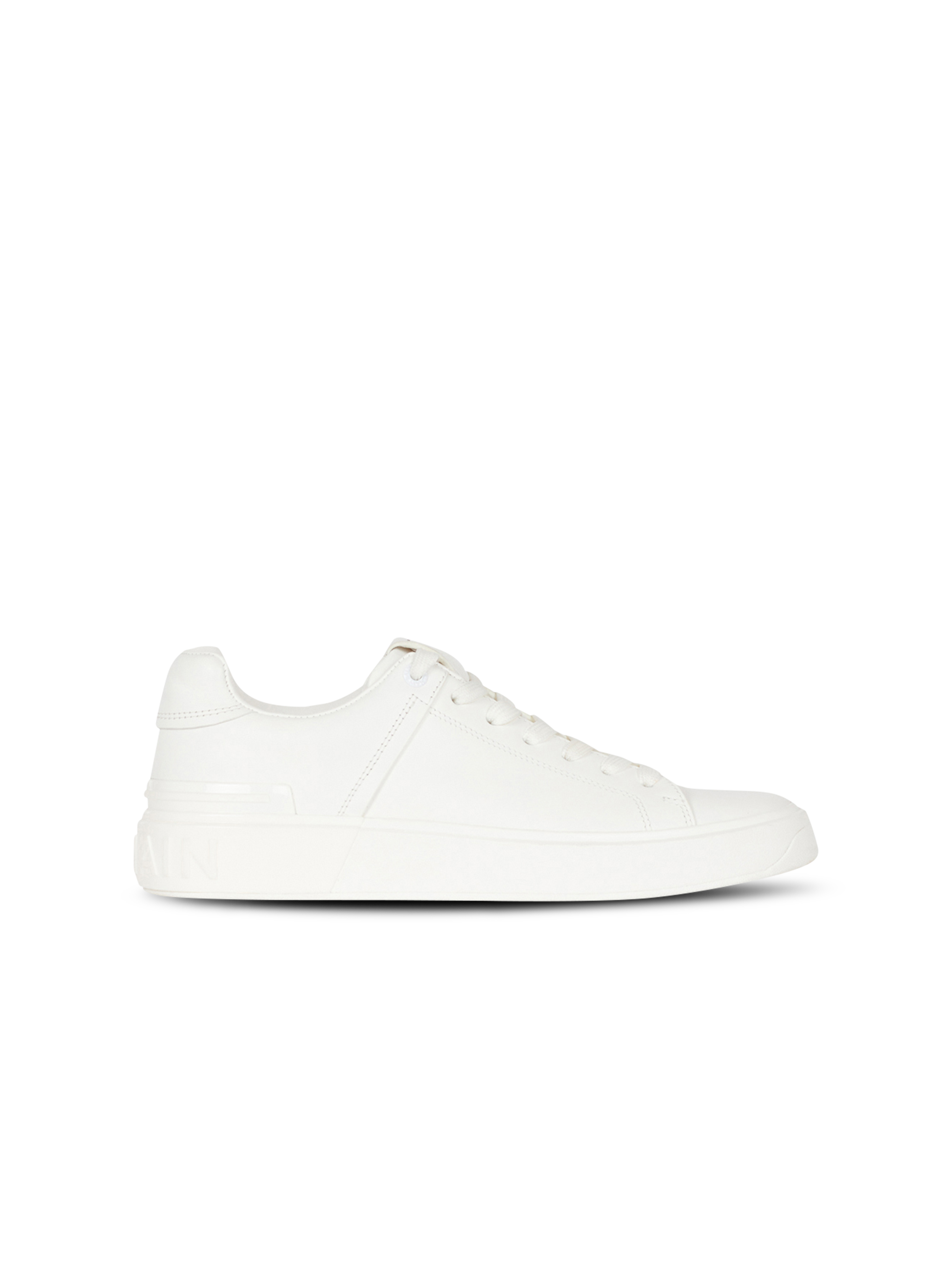 Smooth leather B-Court sneakers, white
