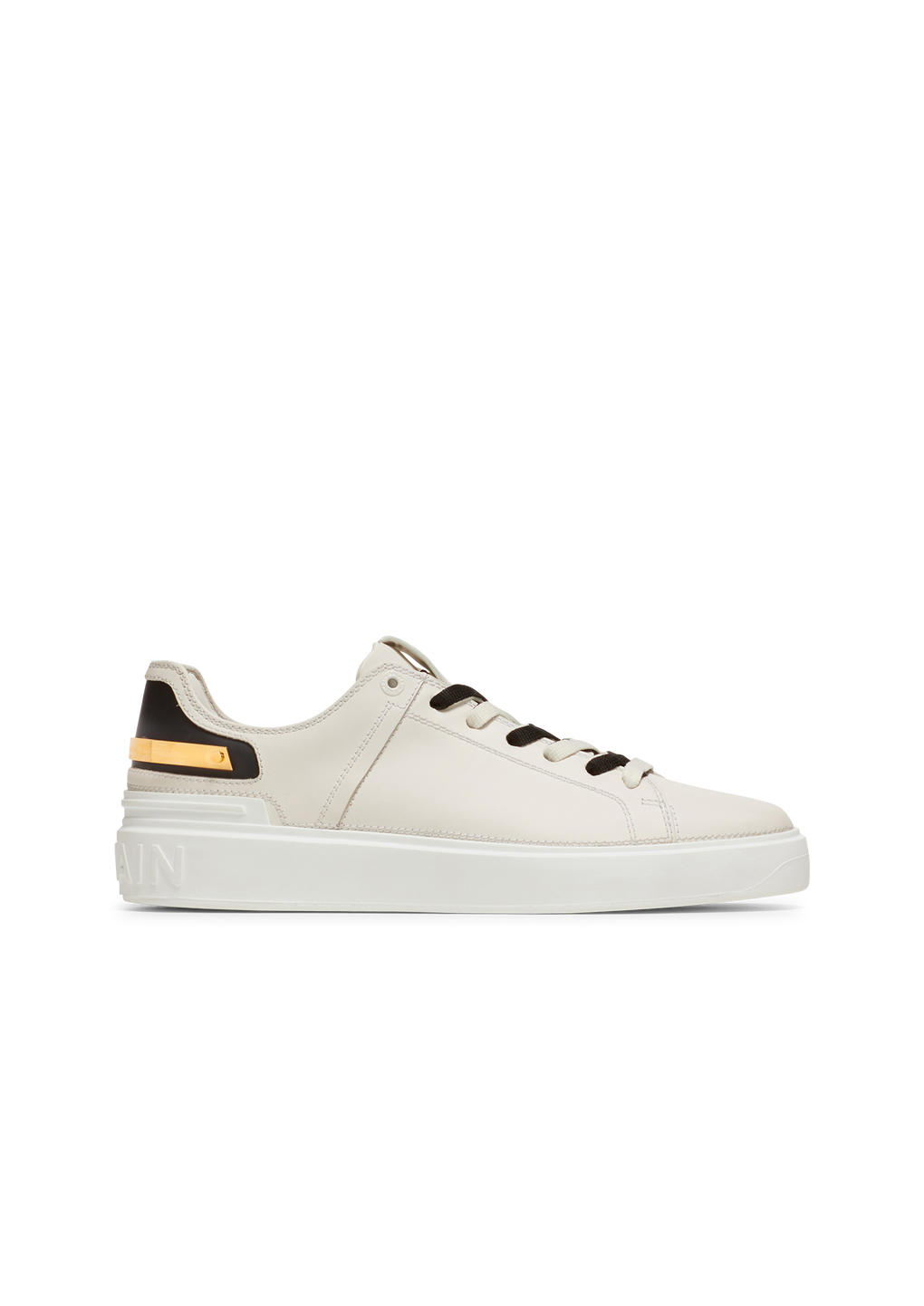 B-Court leather trainers, white, hi-res